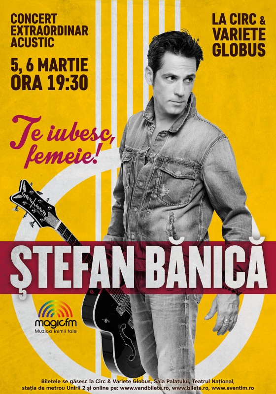 Stefan Banica - afis unplugged 2015