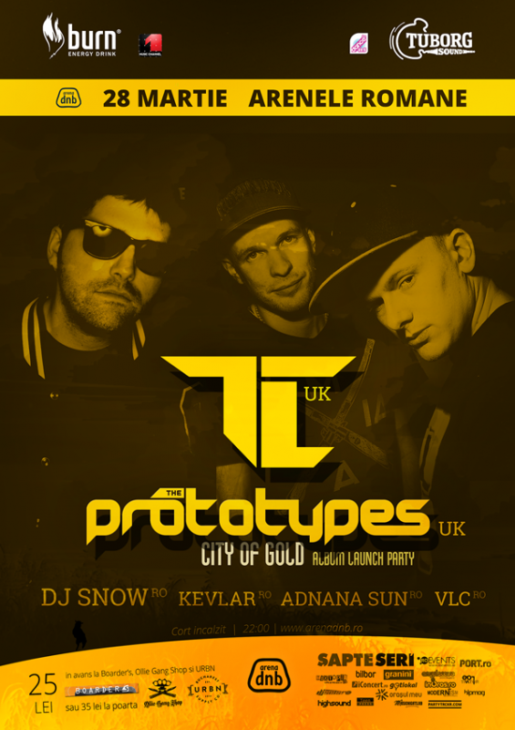 arena dnb 28 martie TC The Prototypes