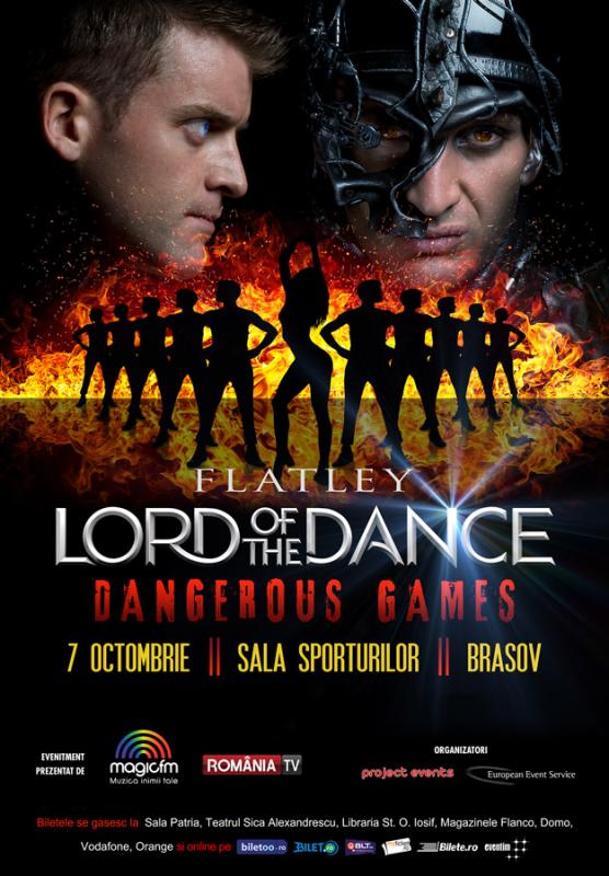 Afis LORD OF THE DANCE Brasov