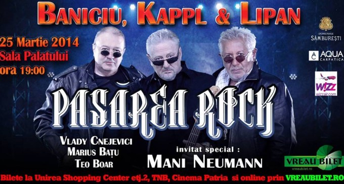 Concert Pasarea Rock: Baniciu, Kappl si Lipan