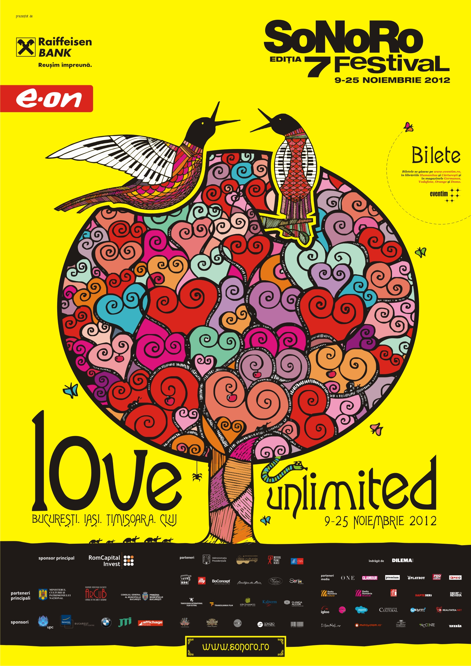 SoNoRo „Love Unlimited” 2012 –  Un voiaj intim în lumea muzicii de cameră