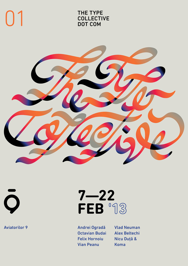 „01 – Type Collective” @ nou9, București