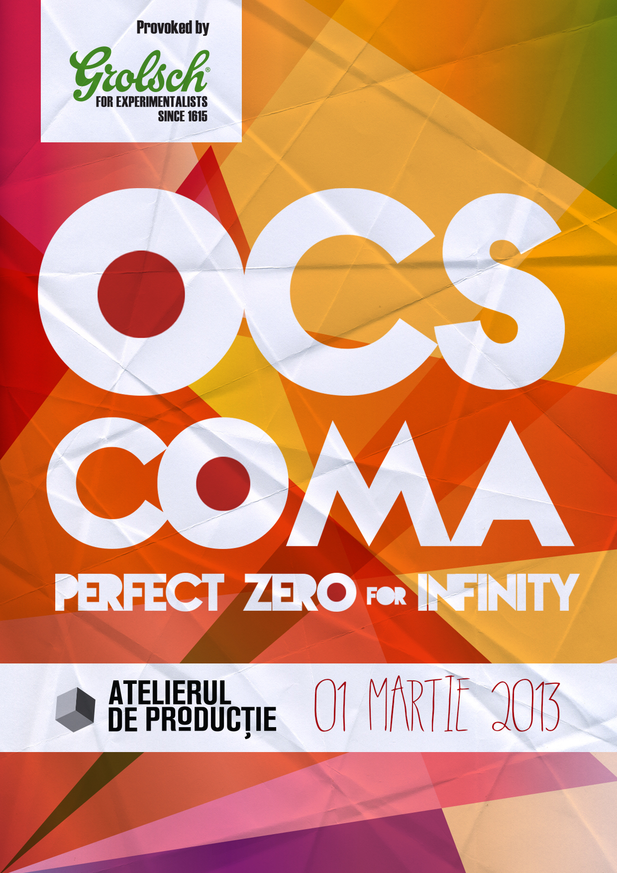 Concert Omul cu Sobolani, Coma si Perfect Zero For Infinity  in Atelierul de Productie