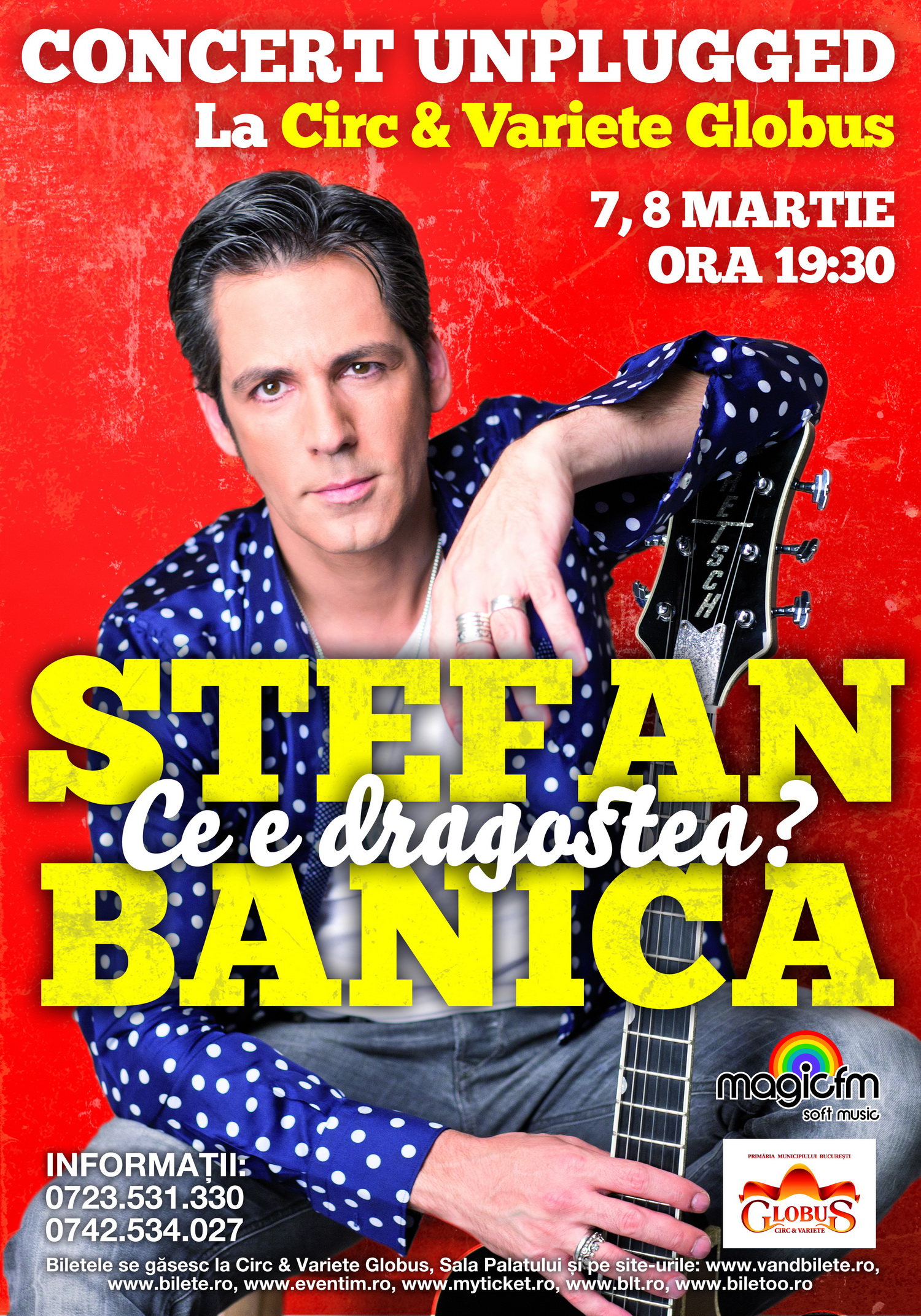 Stefan Banica pregateste surprize fanilor pentru concertele unplugged „Ce e dragostea?”,