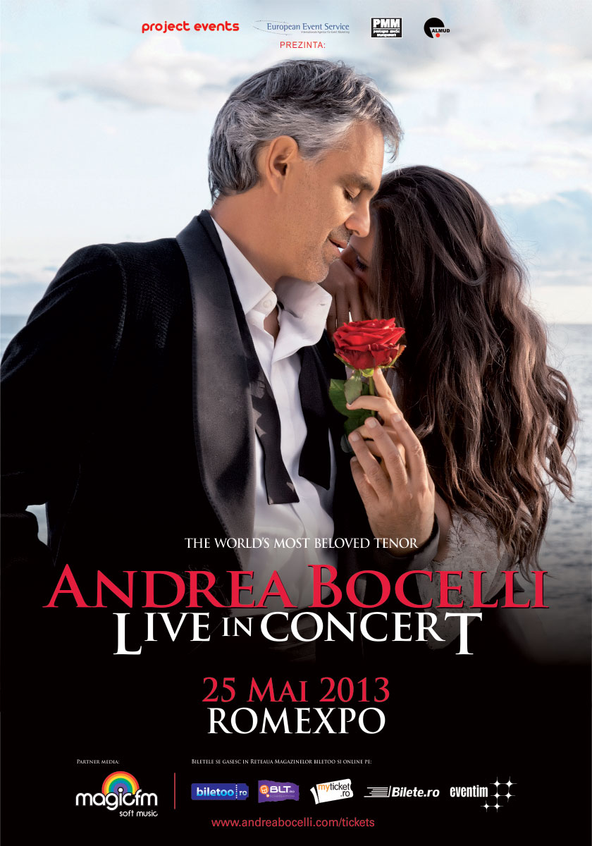 Lista invitatilor, la concertul ANDREA BOCELLI