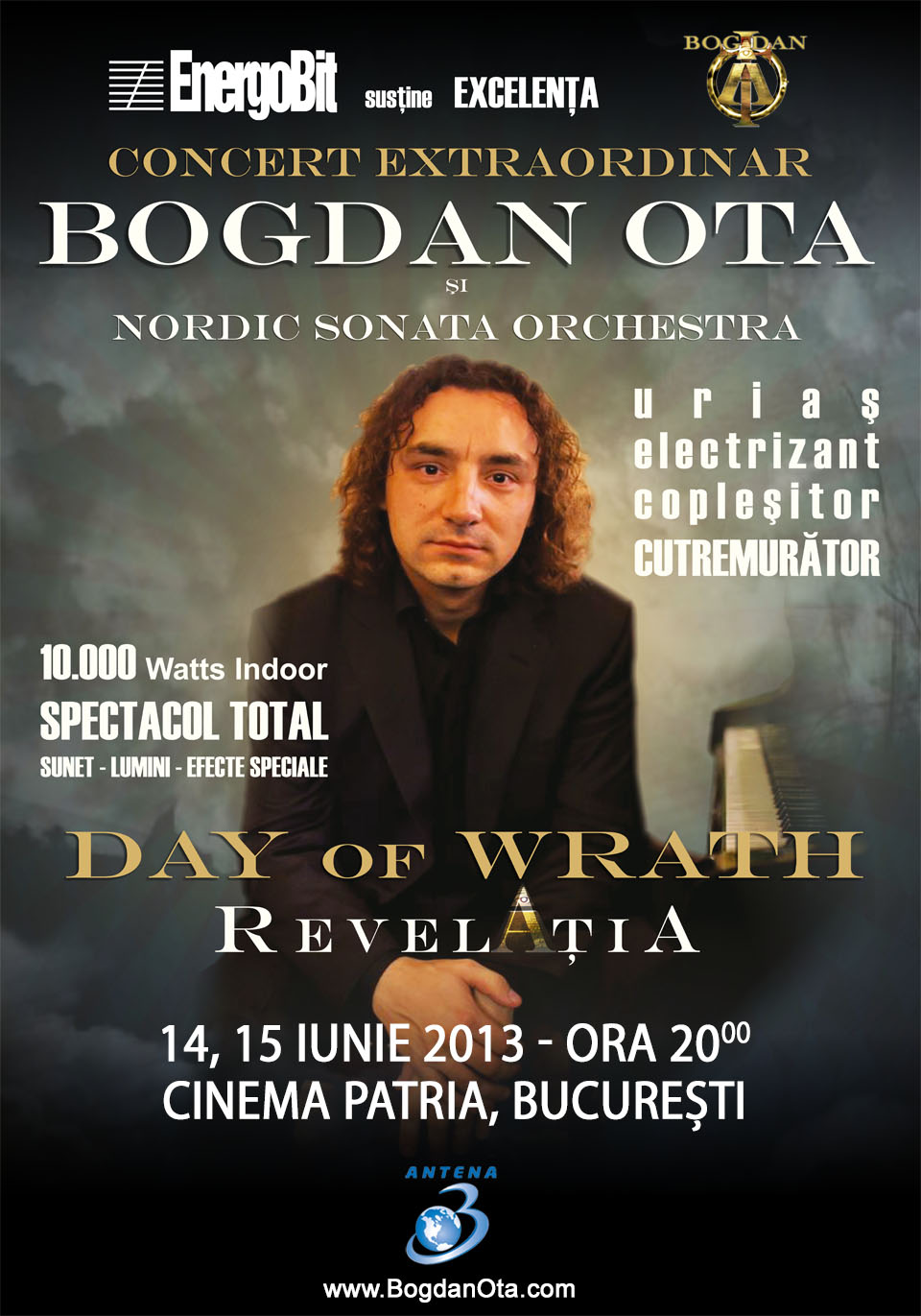 Compozitorul si pianistul Bogdan Ota in concert in Bucuresti