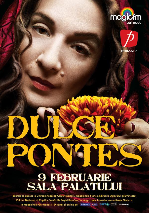 DULCE PONTES pe 9 februarie la Sala Palatului