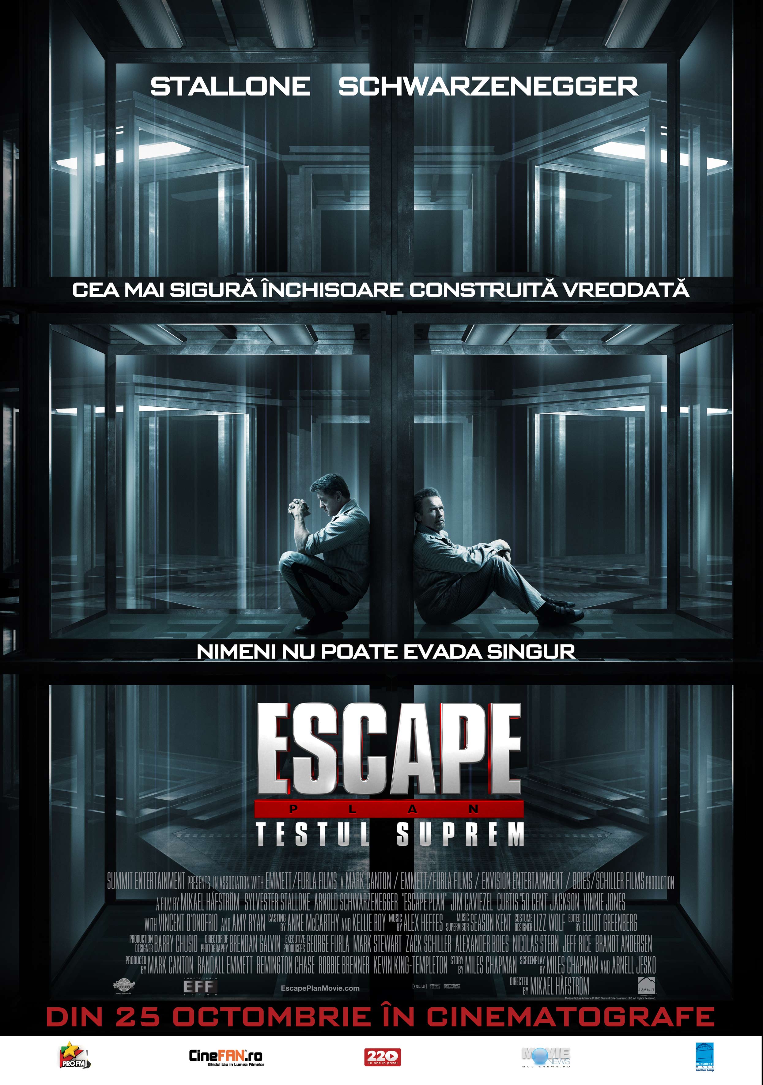 Escape Plan (Testul suprem). Din 25 octombrie in cinematografe