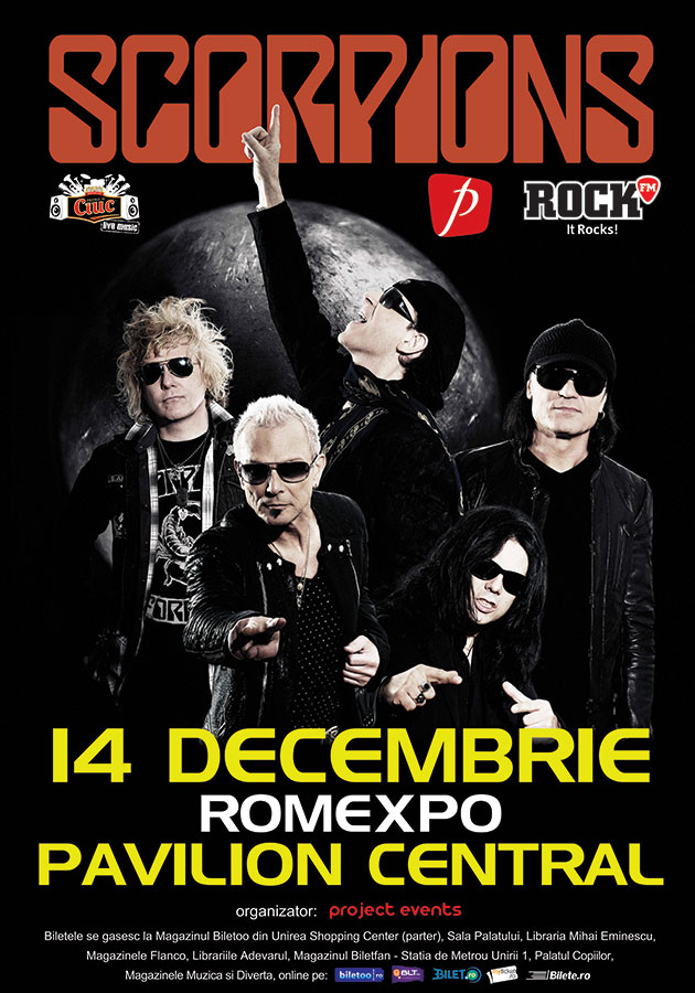 Trooper va deschide concertul Scorpions de la Romexpo!