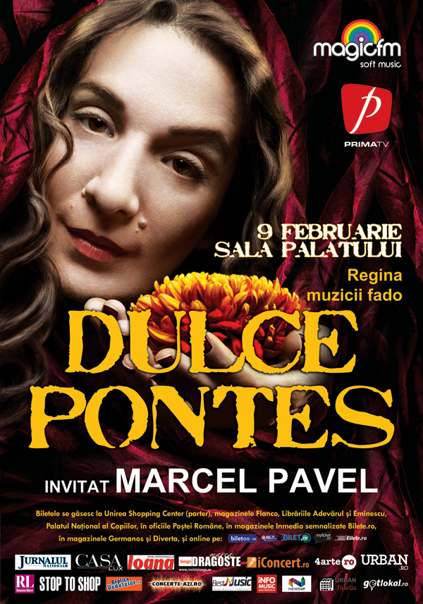 MARCEL PAVEL in duet cu DULCE PONTES pe 9 februarie la Bucuresti