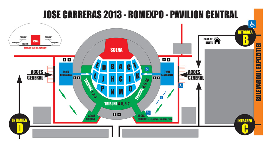 Reguli de acces si informatii generale la concertul Jose Carreras Gala de Craciun