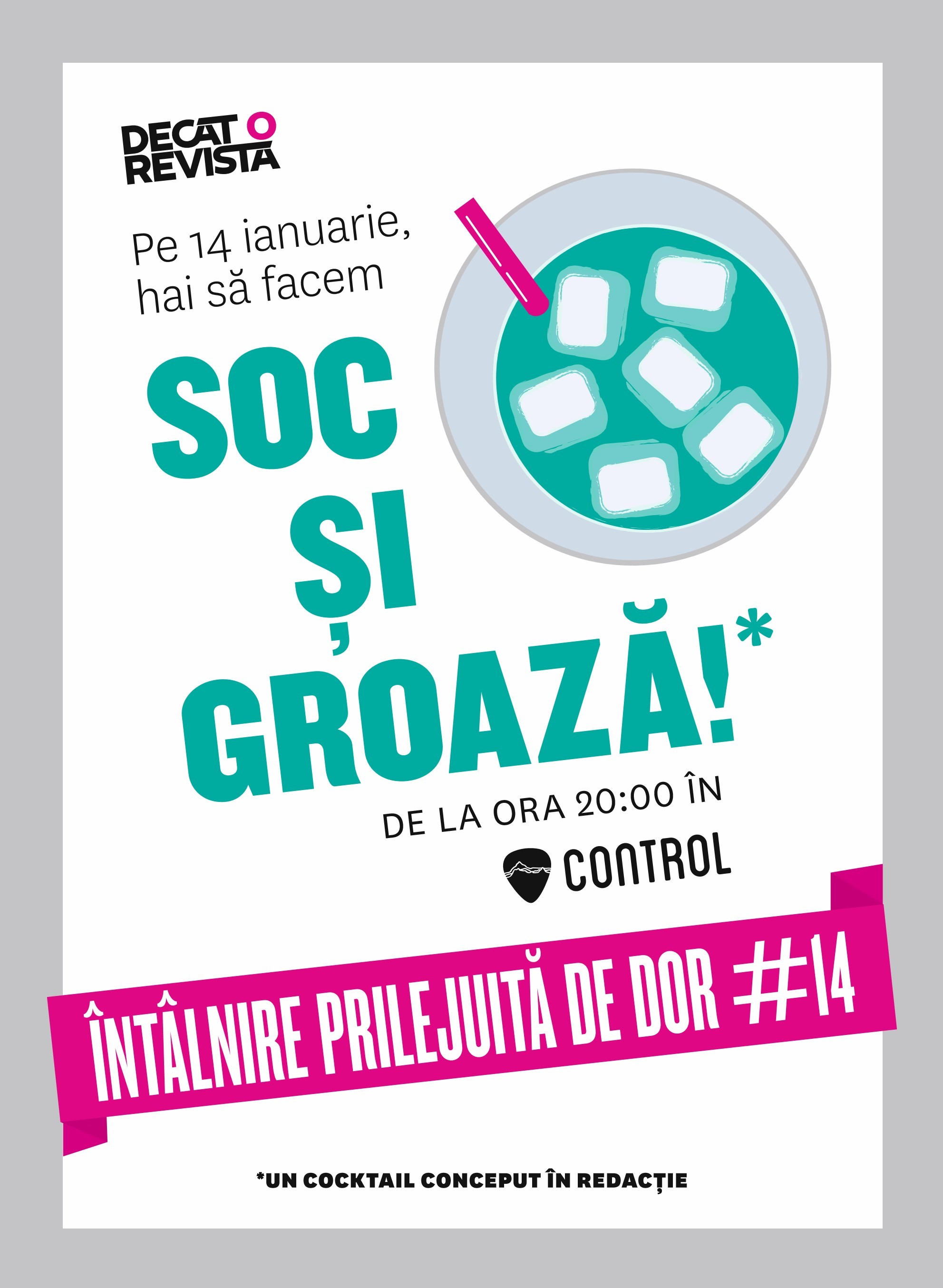 `Soc şi Groază!’ powered by Decât o Revistă #14