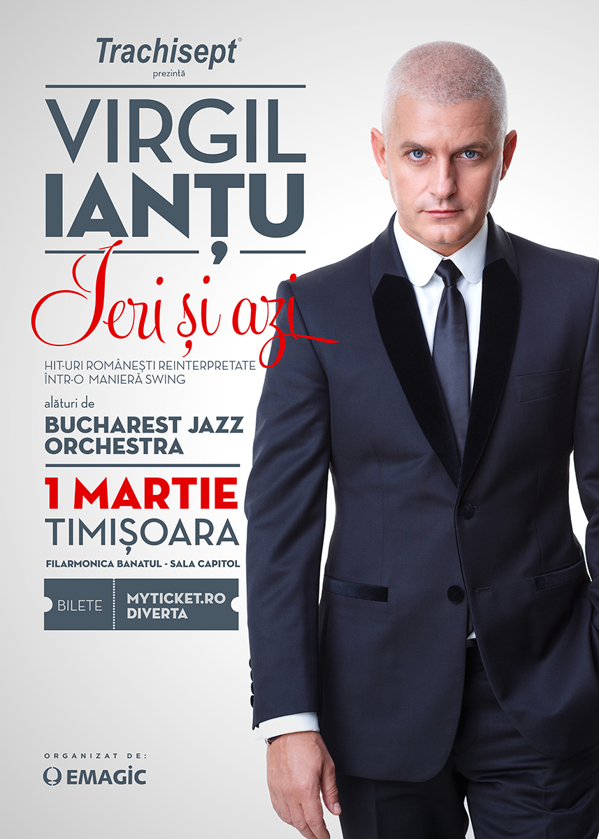 S-au pus in vanzare biletele pentru concertele turneului Virgil Iantu