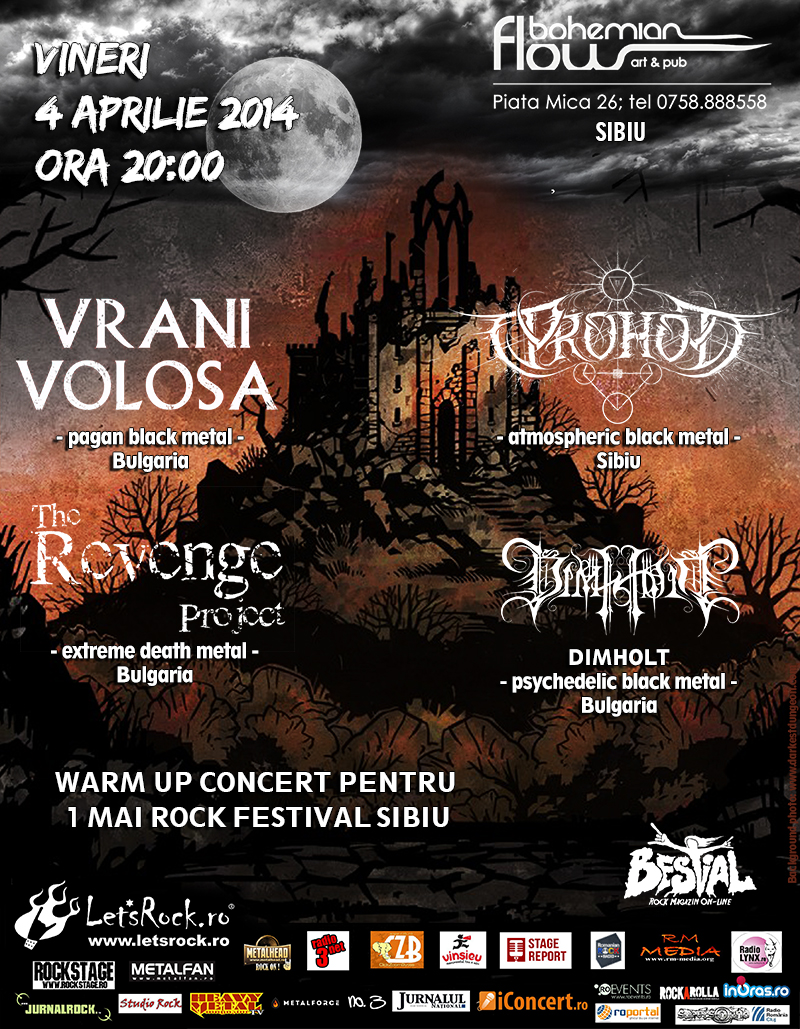 Warm-up concert pentru “1 Mai Rock Festival Sibiu 2014”!