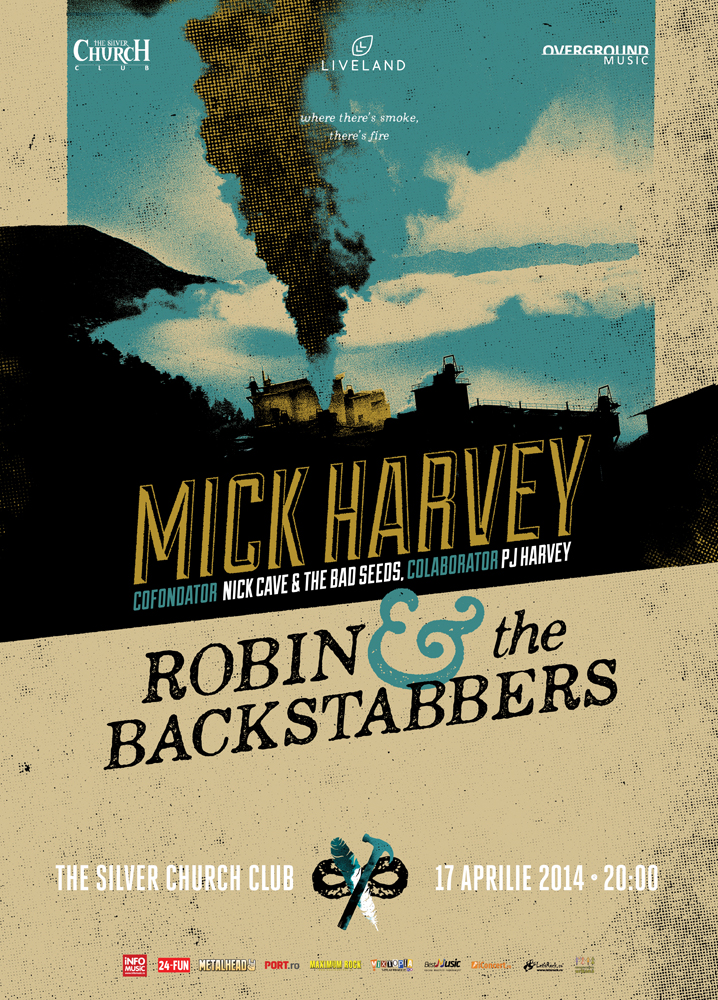 Mick Harvey si Robin and the Backstabbers in concert la Bucuresti si Cluj