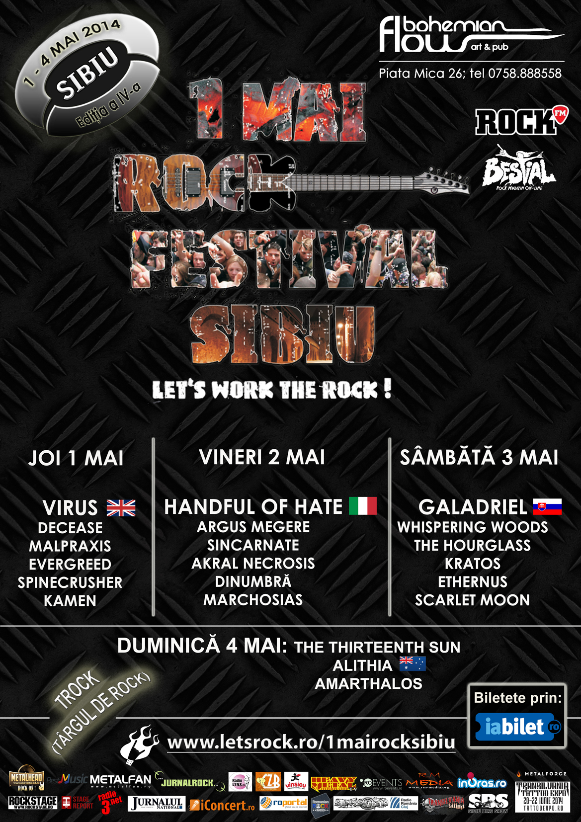 afis 1 Mai Rock Festival