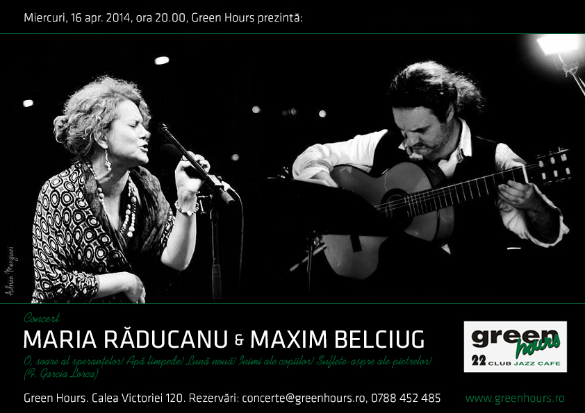 Concert Maria Răducanu și Maxim Belciug