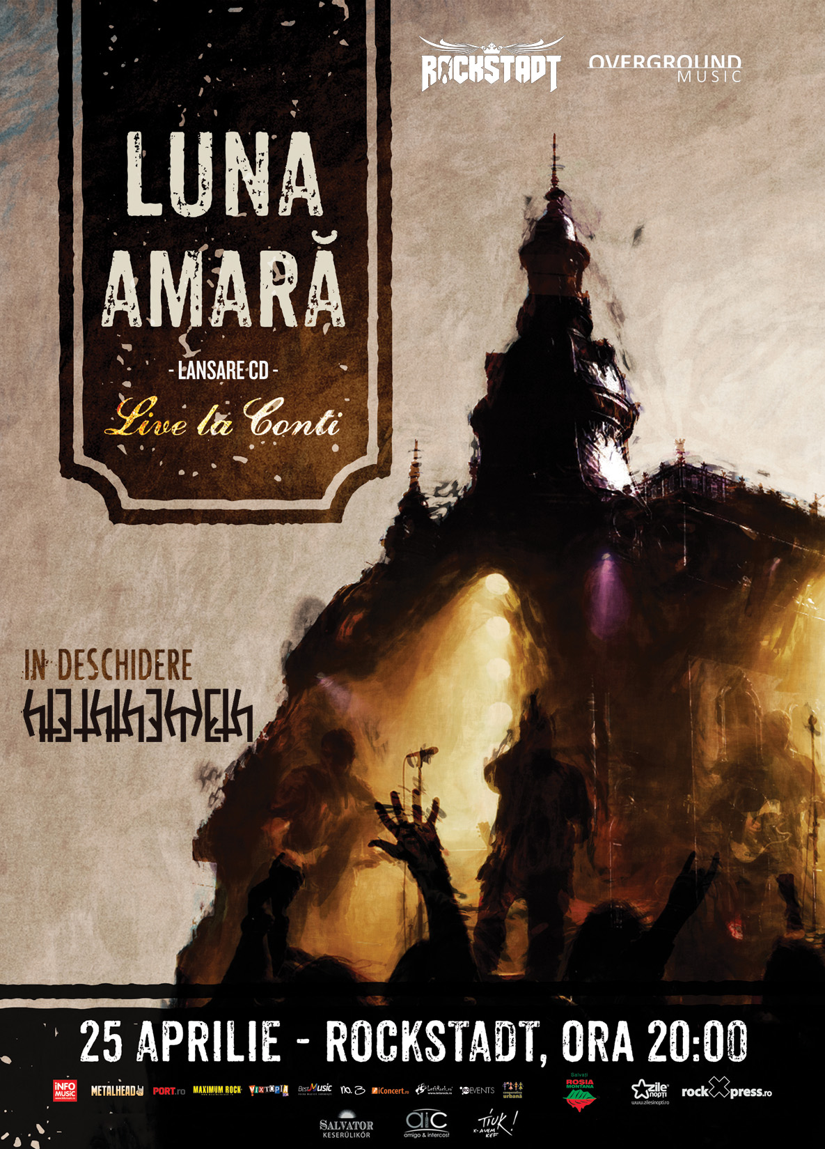 Luna Amara lanseaza CD-ul audio „Live la Conti” la Brasov si Cluj-Napoca!