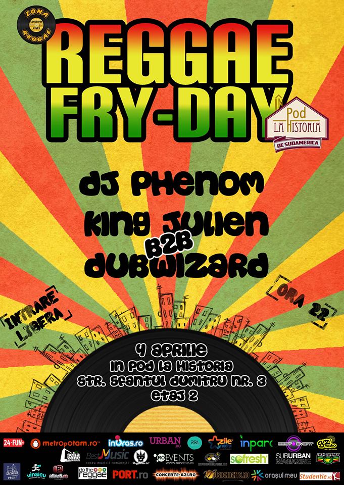 Reggae Fry-day: DJ Phenom, King Julien b2b Dubwizard