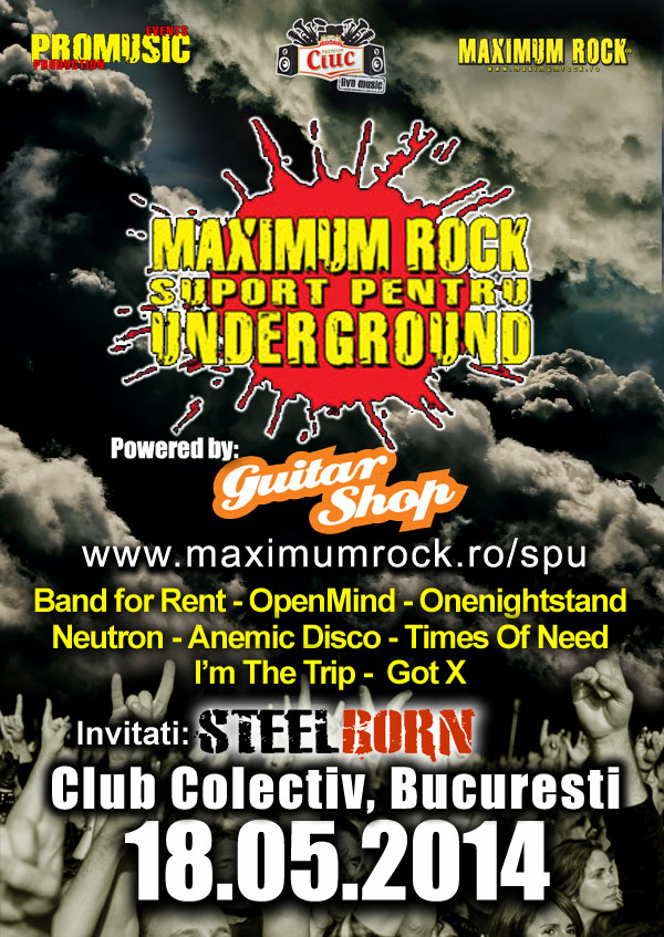 Programul concursului “Maximum Rock – Suport pentru Underground”