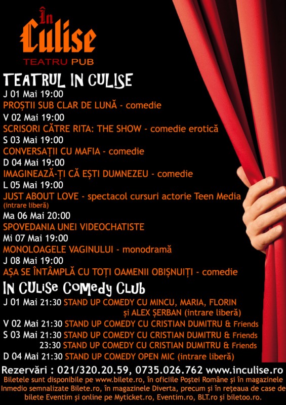 Program In Culise 01-08 Mai