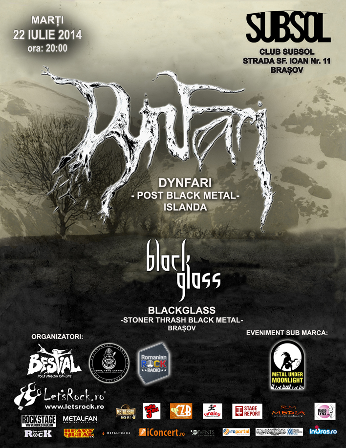 BLACKGLASS deschide concertul DYNFARI din Brasov