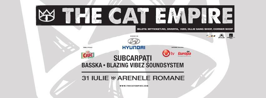 Subcarpati, Basska si Blazing Vibez Soundsystem in deschidere la The Cat Empire!