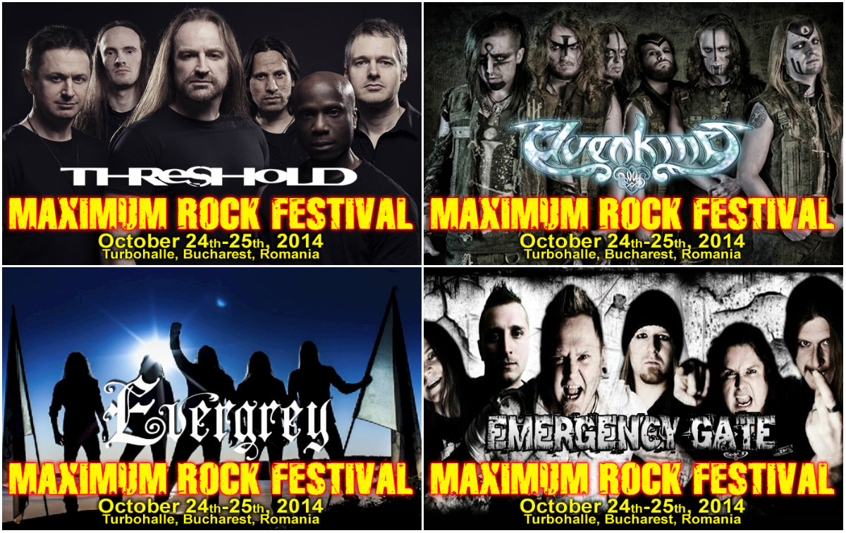 Afla ce albume noi vor fi lansate oficial in Romania in cadrul Maximum Rock Festival 2014