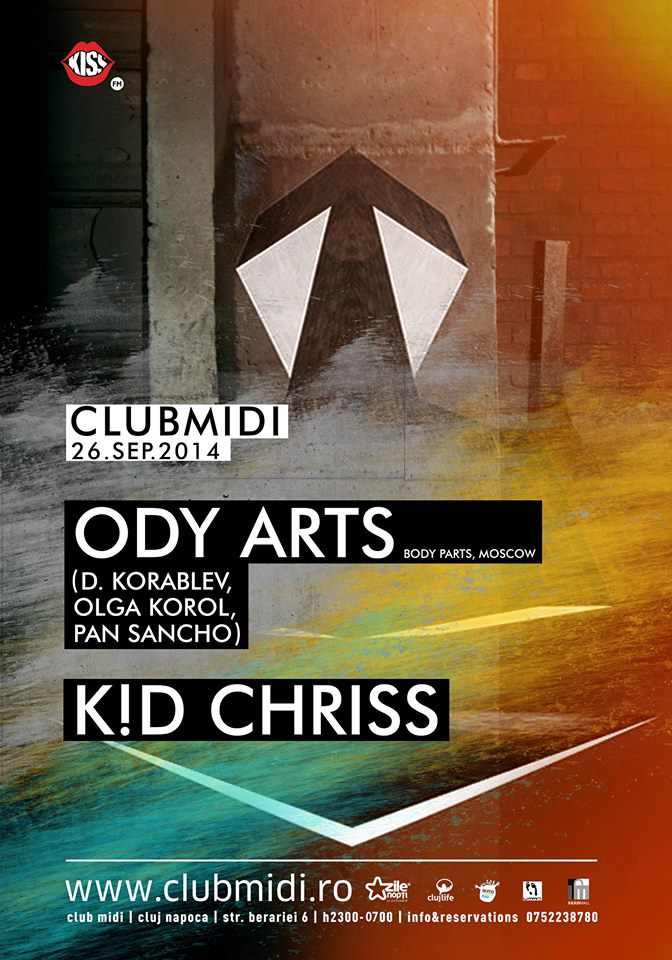 ODY Arts vor debuta cu primul gig la Club Midi