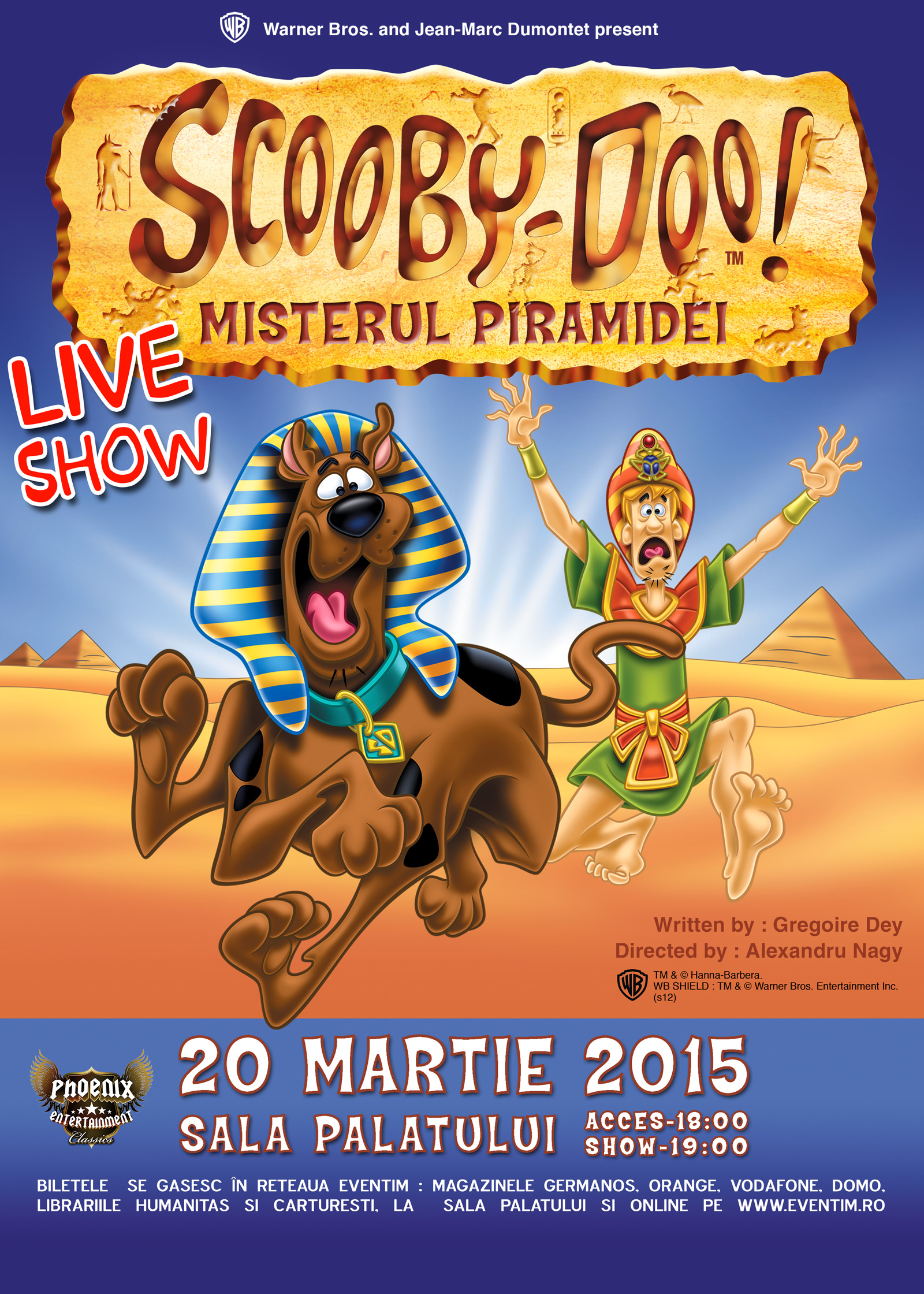 Scooby Doo Live Show – revine la Sala Palatului in 2015