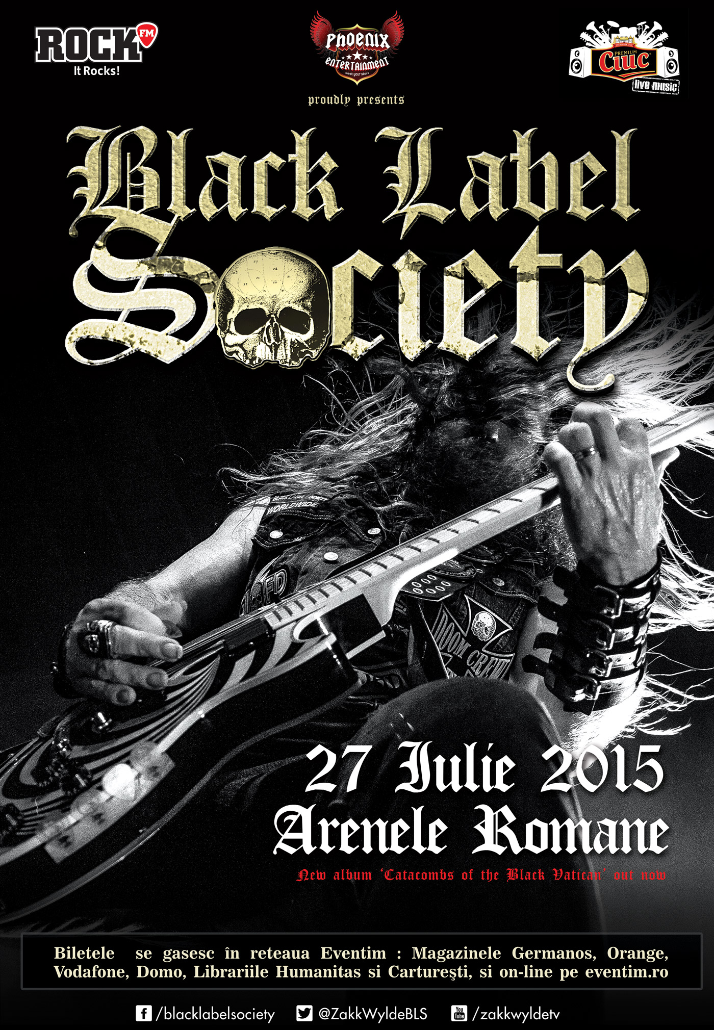 Black Label Society revin la Bucuresti