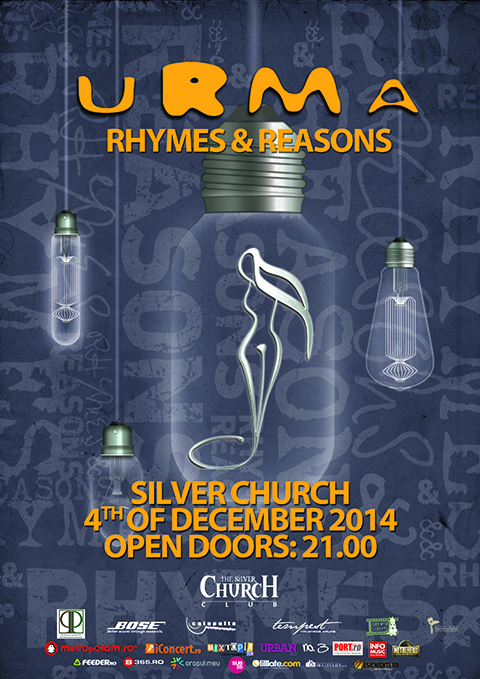 URMA revine la THE SILVER CHURCH CLUB pe 4 decembrie 2014 prin concertul “RHYMES & REASONS”