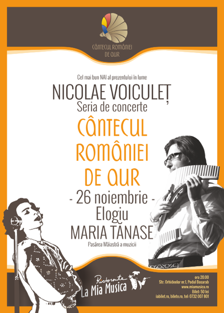 Nicolae Voiculet: Cantecul Romaniei de Aur