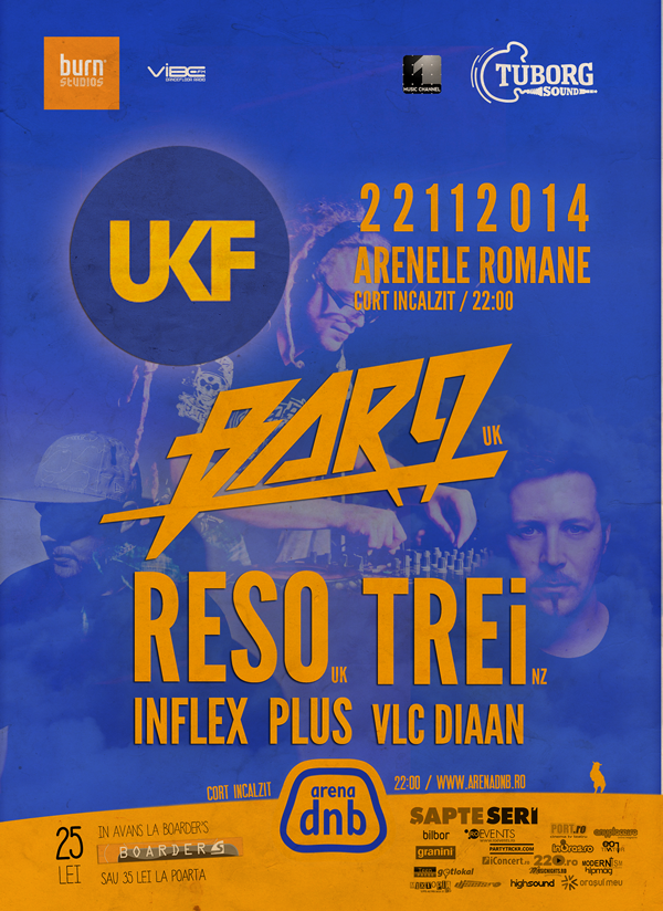 Arena dnb: UKF party cu BAR9, RESO si TREi