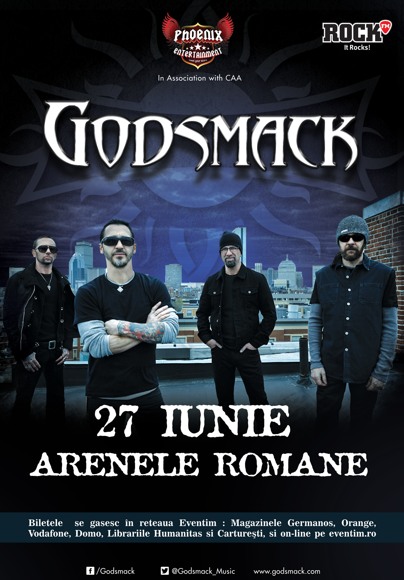 Mai sunt 20 de zile – presale la Godsmack