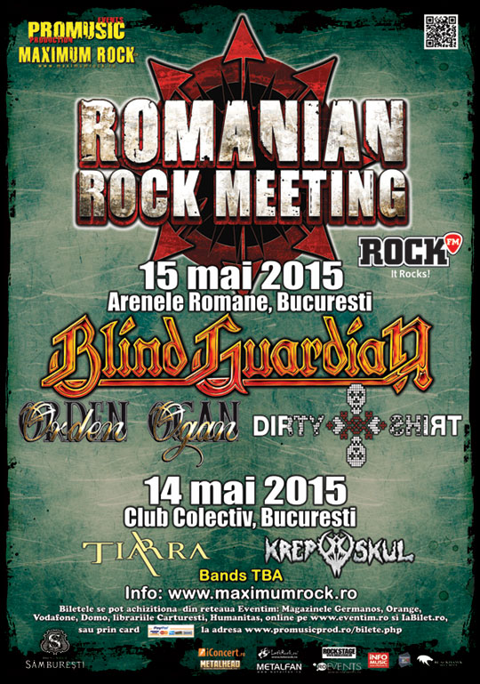 Doua noi formatii confirmate la Romanian Rock Meeting 2015