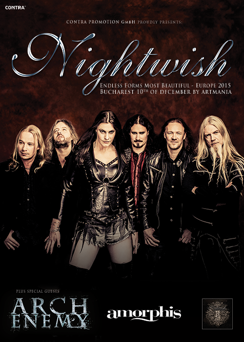 Program si reguli de acces pentru concertul Nightwish, Arch Enemy si Amorphis