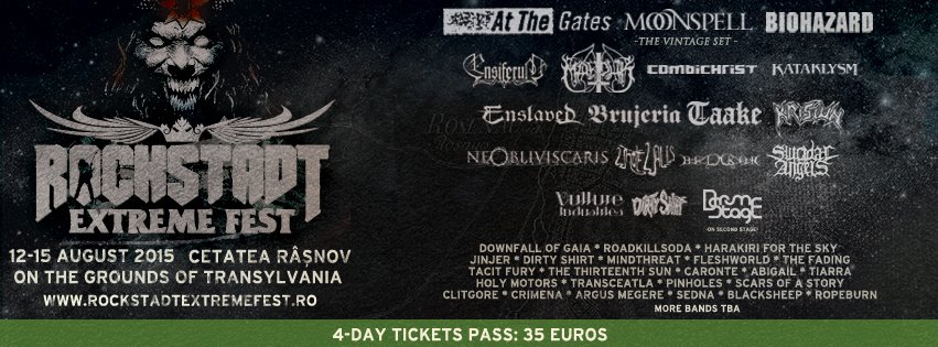 OPT NOI NUME CONFIRMATE LA ROCKSTADT EXTREME FEST