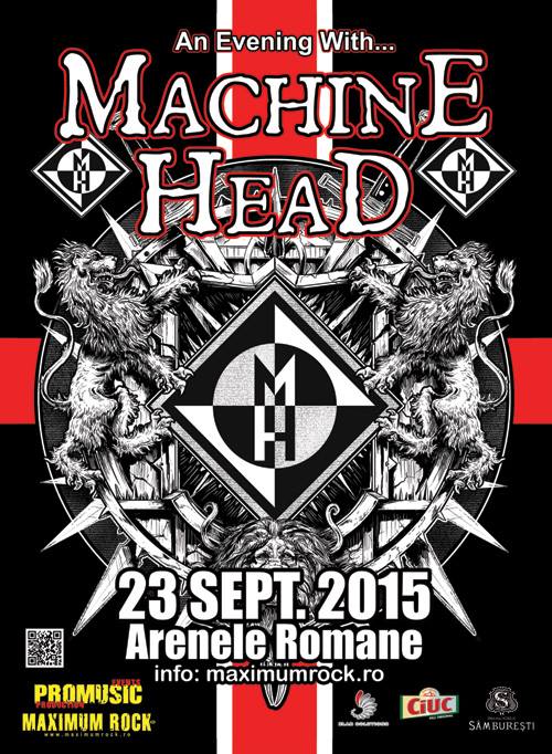 Ultimele bilete la pret promotional la concertul Machine Head