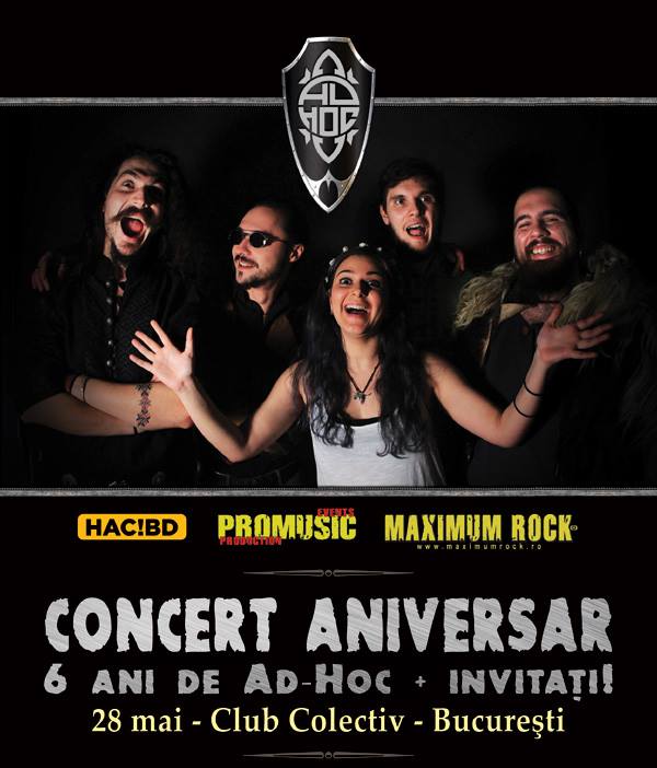 Calin Pop (Celelalte Cuvinte) si White Mahala va invita la concertul aniversar Ad Hoc!