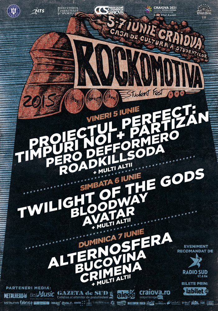 Noi confirmari la ROCKOMOTIVA 2015