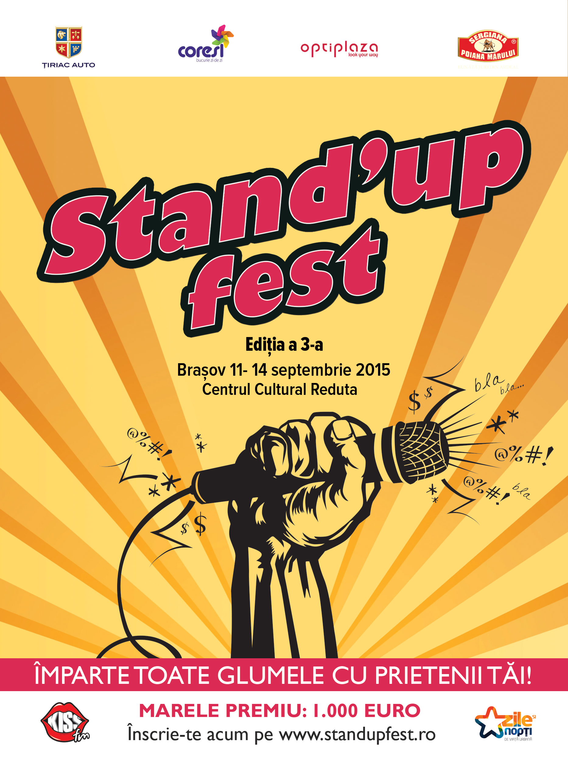 Au inceput inscrierile la Stand Up Fest 2015