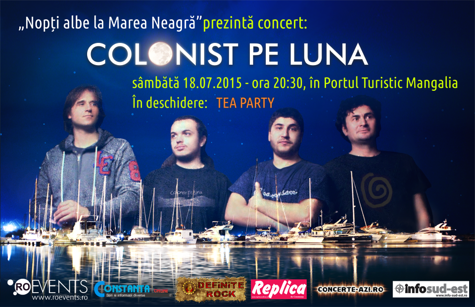 Concert Colonist pe Luna in Mangalia