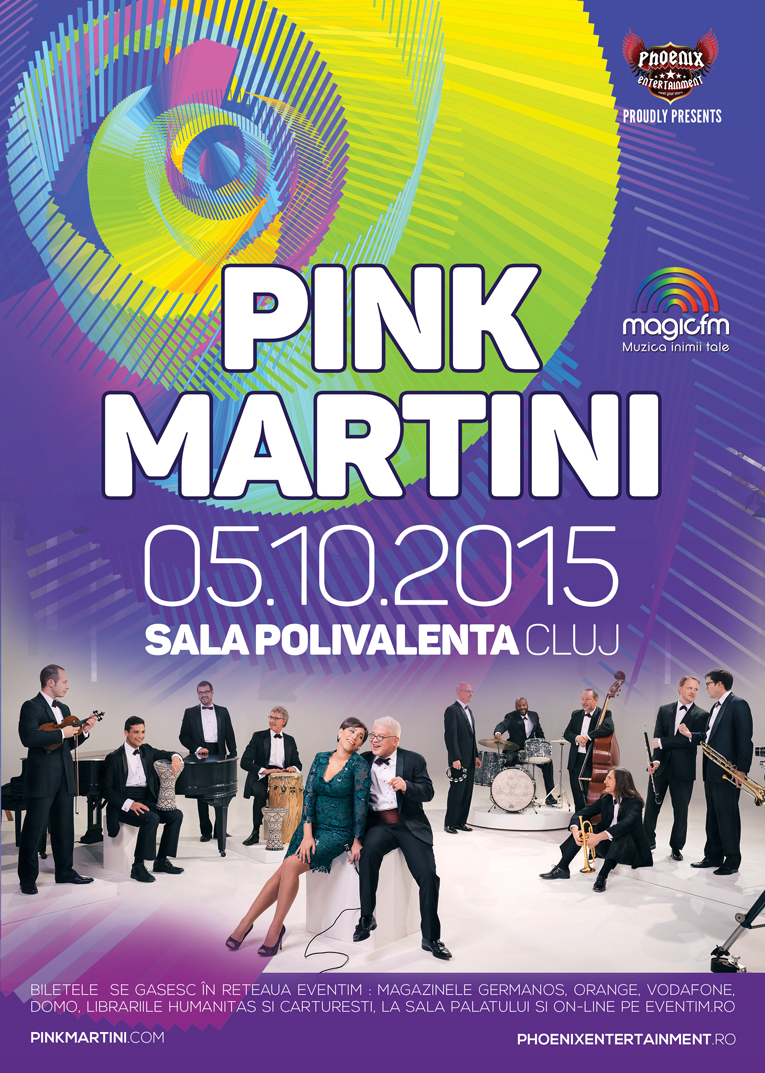 Concert Pink Martini la Cluj-Napoca