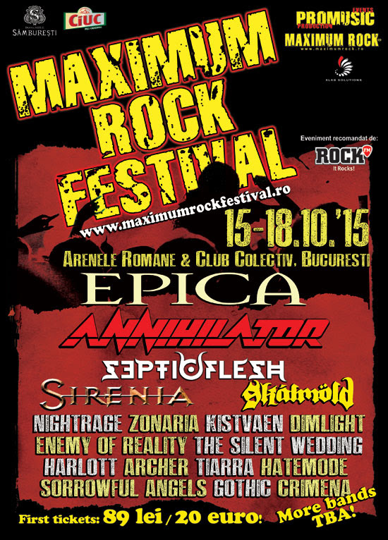 Ultima strigare pentru bilete la Maximum Rock Festival 2015