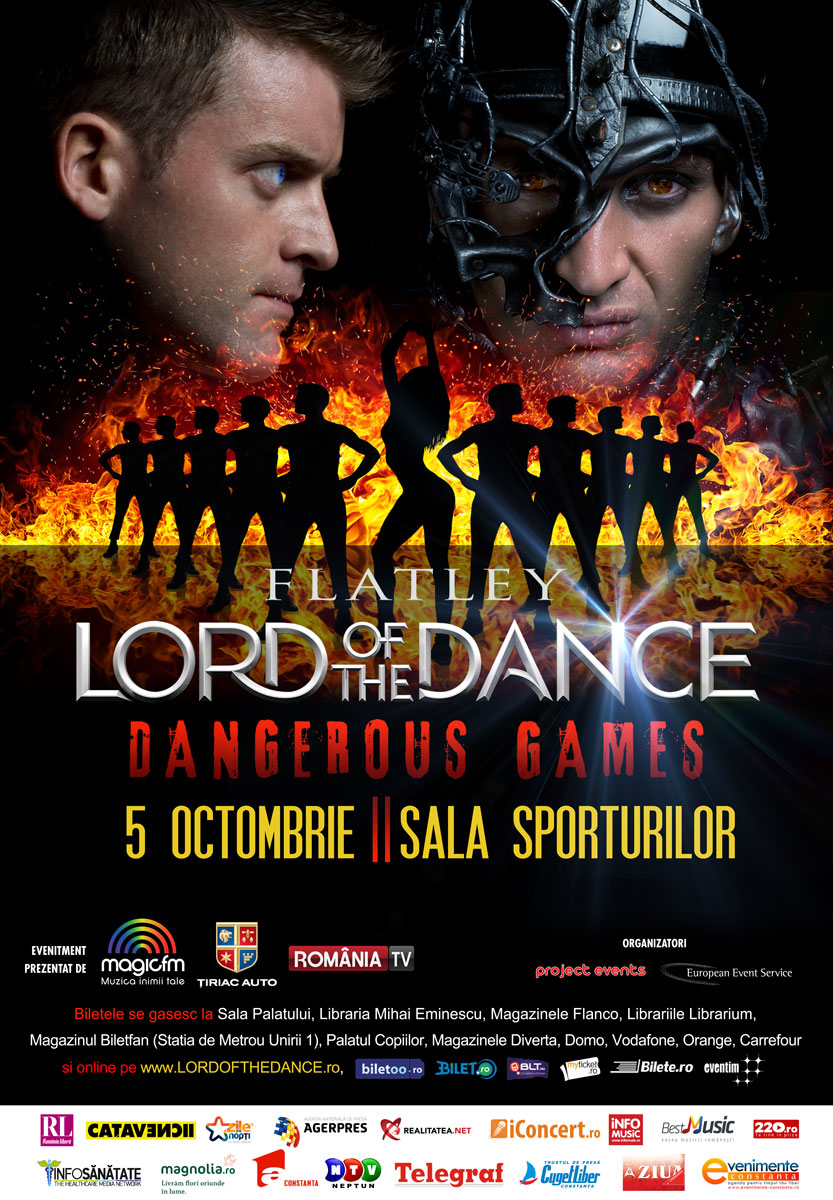 Bilete pentru spectacolul Lord of the Dance, de azi si la Sala Sporturilor din Constanta!