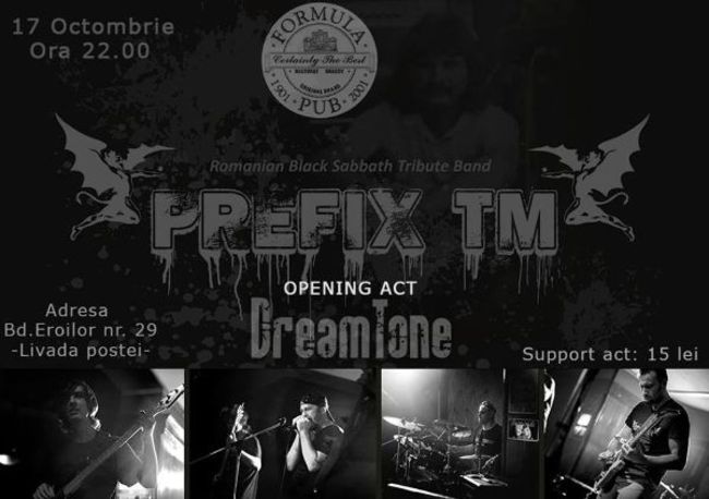 Concert Prefix TM-Black Sabbath tribute in Formula Pub, Brasov