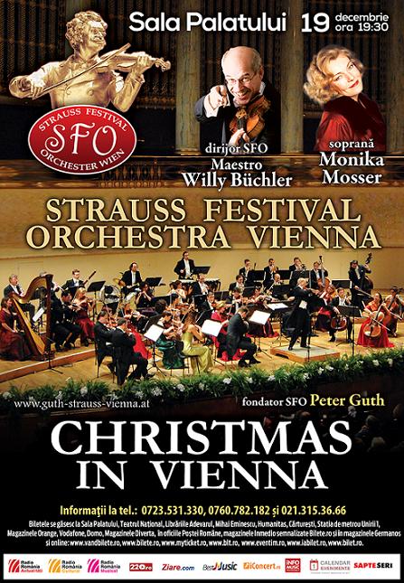 Strălucirea autentică a Vienei în România! Christmas in Vienna – 10 concerte 100% vieneze