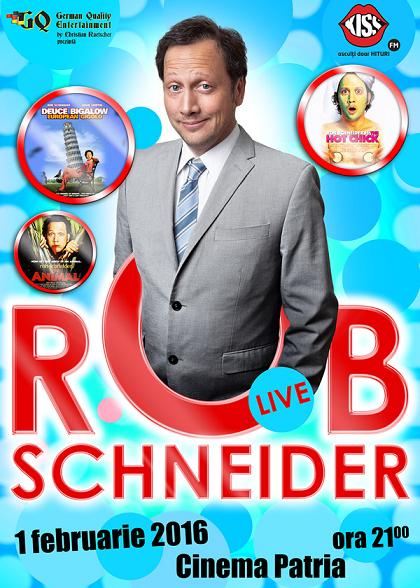 Rob Schneider va face stand-up comedy pe o scena din Romania!