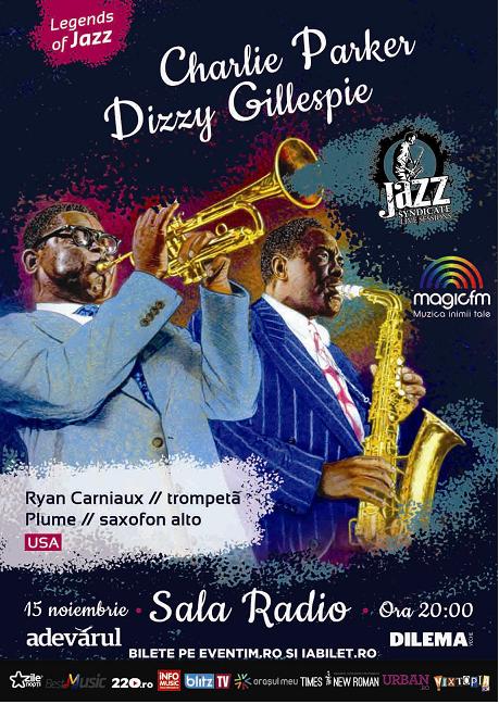 Legends of Jazz: Charlie Parker & Dizzy Gilespie Tribute, la Sala Radio